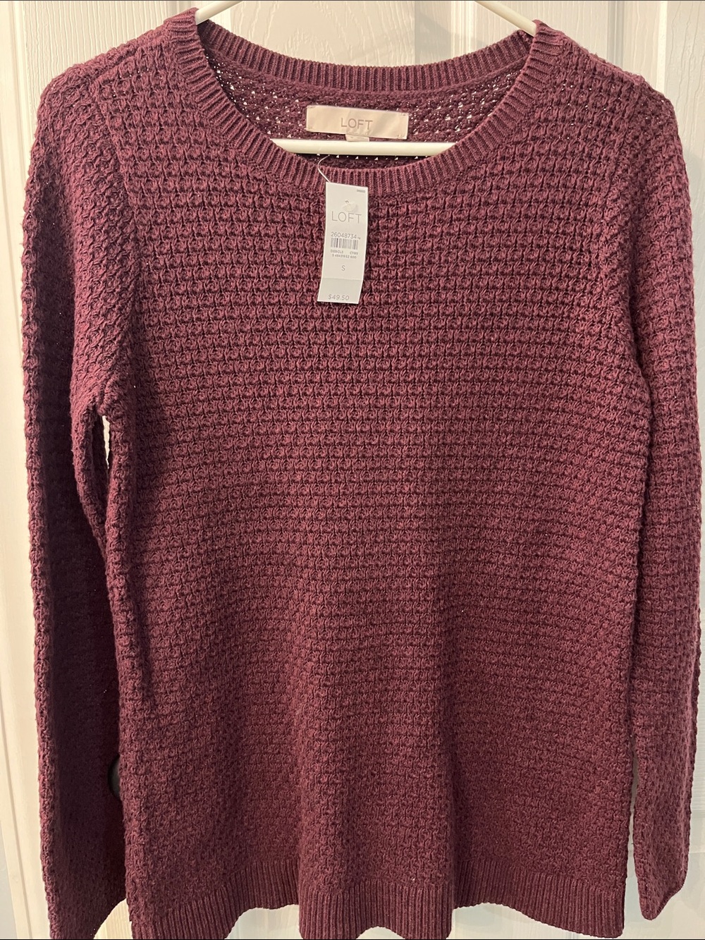 LOFT Women's Plum Sweater